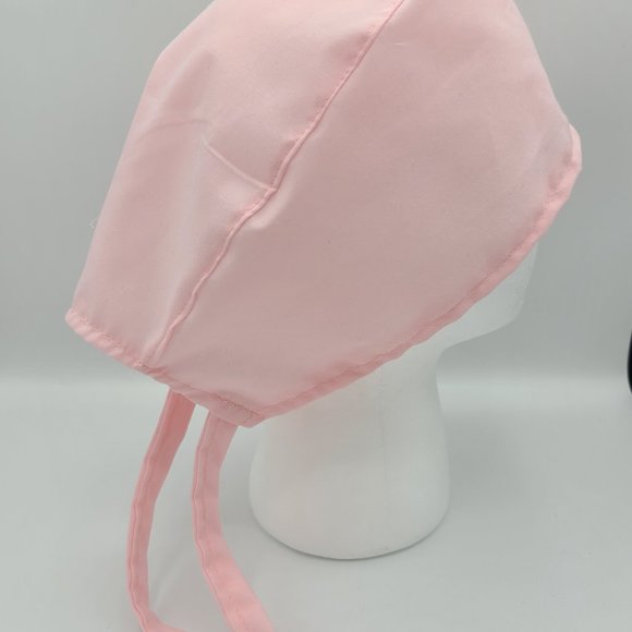 Solid Pale Pink Color Surgical Scrub Cap - Picture 2 of 3